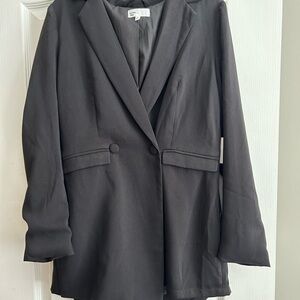 by the way. Black Blazer Romper